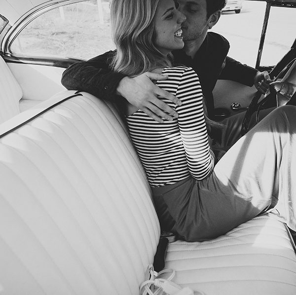 Vintage Car Engagements | Chad + Maddie