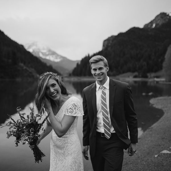 Tibble Fork Reservoir Bridals | Utah | Brooke + Scott