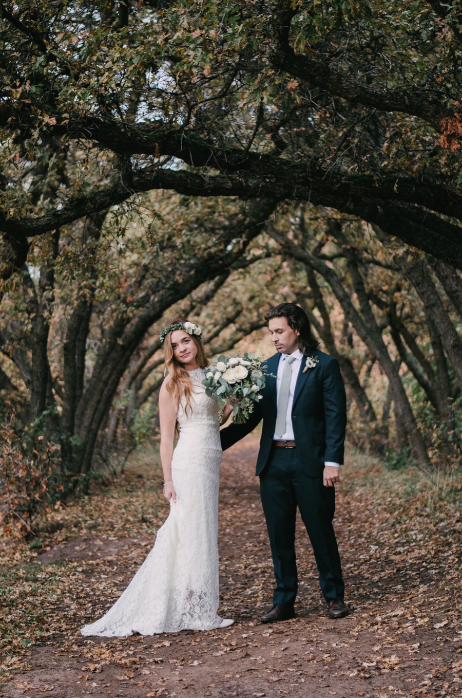 forest wedding, blue bridesmaid dresses_0109