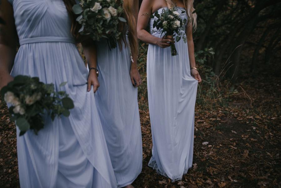 forest wedding, blue bridesmaid dresses_0136