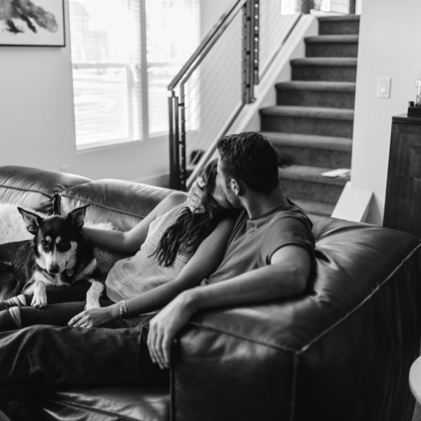 Modern Home Engagements | Daybreak, UT | Jordie + Aaron