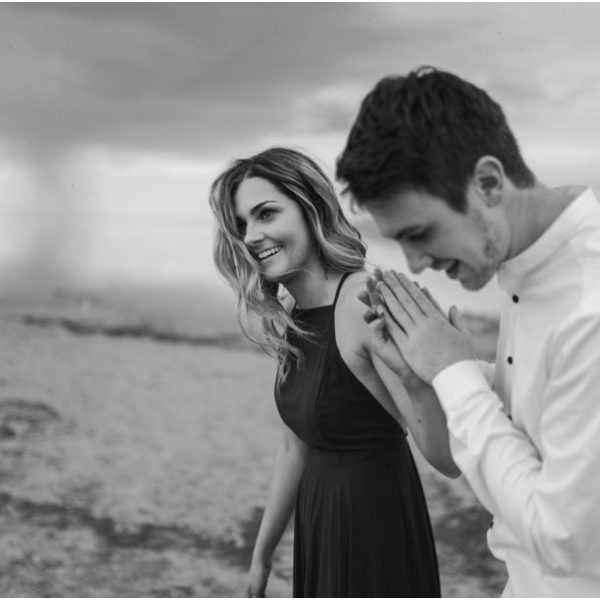 Antelope Island Engagements | UT | Jess + Braden