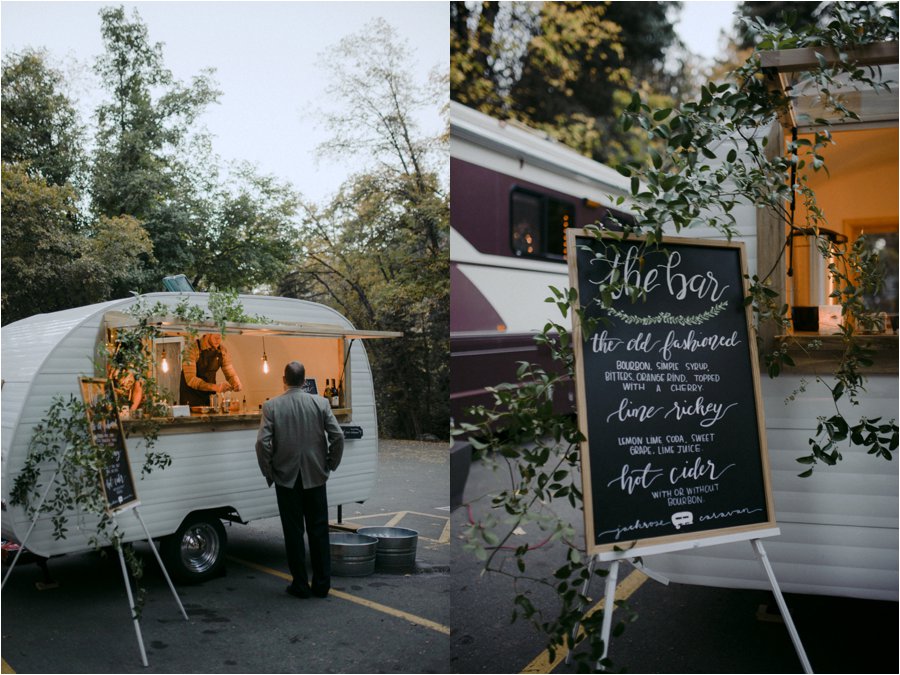 Wedding bar and drinks food truck in Millcreek Canyon, UT